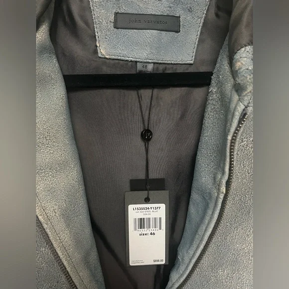 John Varvatos Mateo Hooded Jacket. Size EU 46 USA 36 small